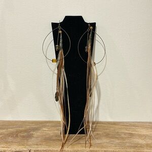 Dramatic Feather Earrings